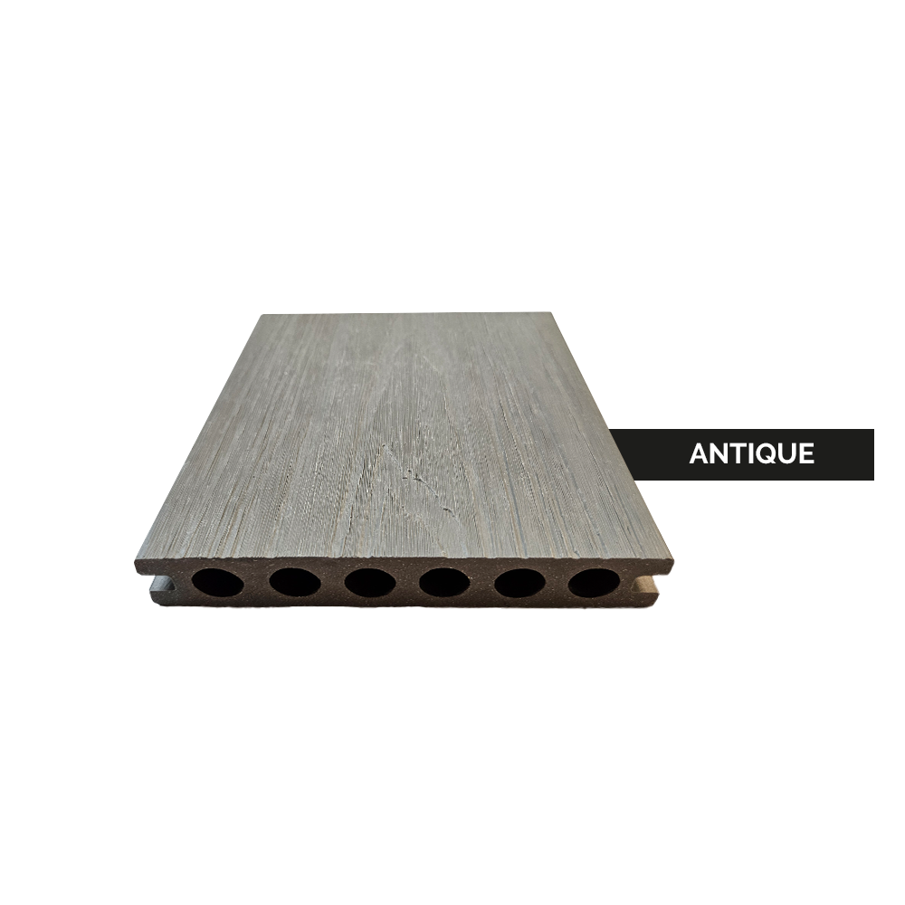 Enkel Wood Panda composite decking in Antique