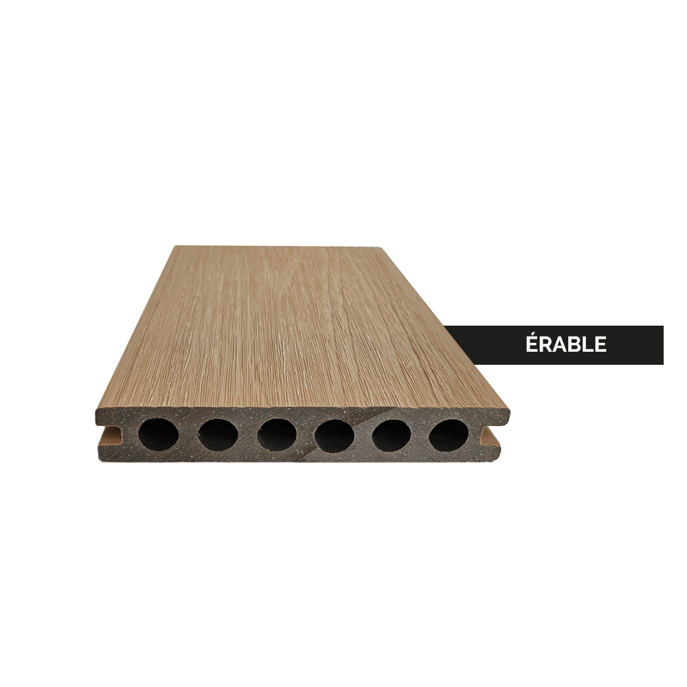 Enkel Wood Panda composite decking in Maple