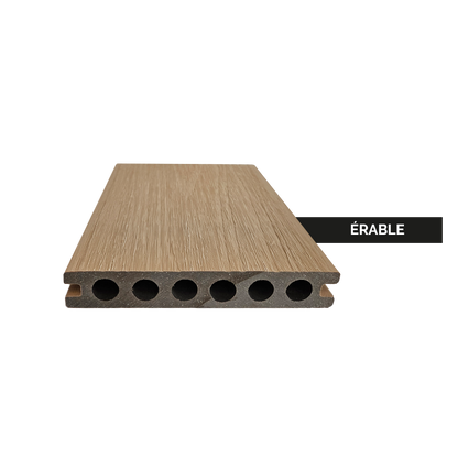 Enkel Wood Panda composite decking in Maple