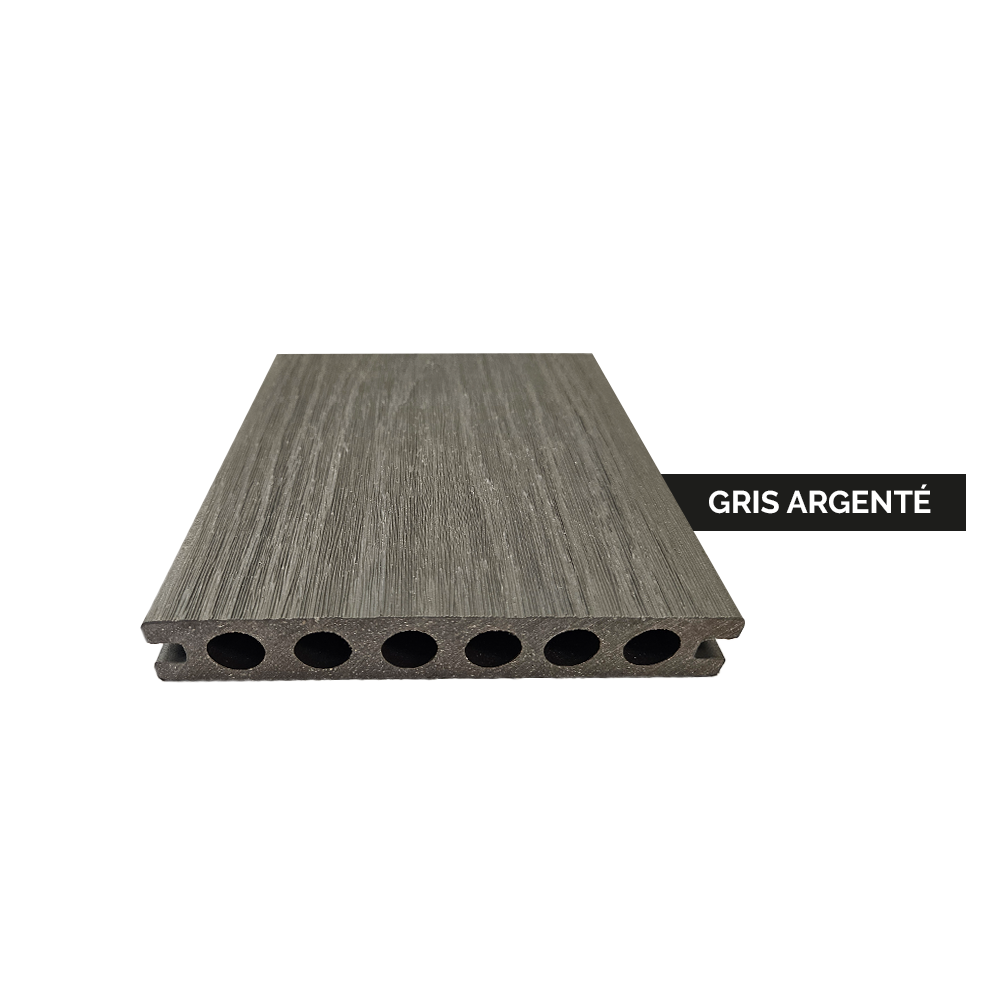 Enkel Wood Panda composite decking in Silver Grey