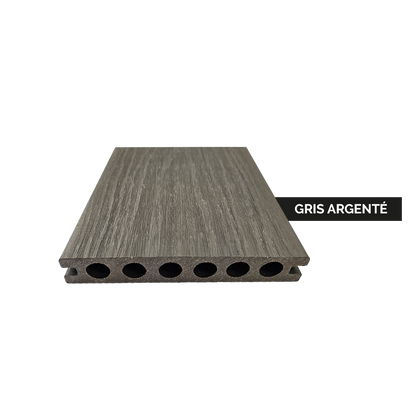 Enkel Wood Panda composite decking in Silver Grey