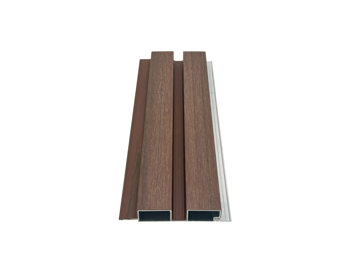 Aluminum Composite Wall Cladding Nordic in Walnut
