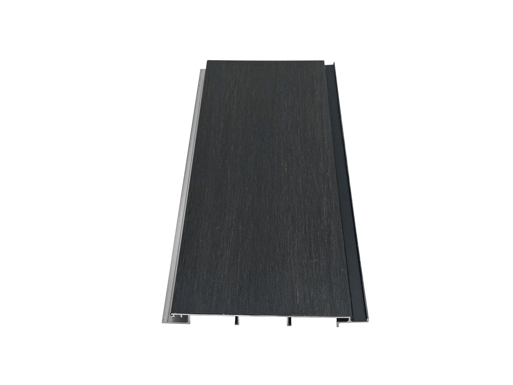 Composite Aluminum Plank Arctic Ebony detail