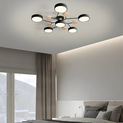 Celeste Semi Flush LED Ceiling Chandelier