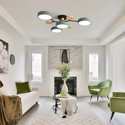 Celeste Semi Flush LED Ceiling Chandelier