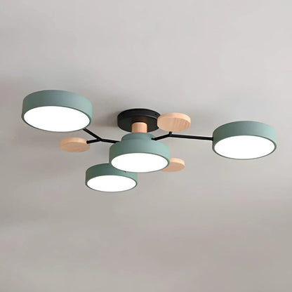 Celeste Semi Flush LED Ceiling Chandelier