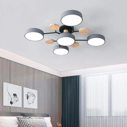 Celeste Semi Flush LED Ceiling Chandelier