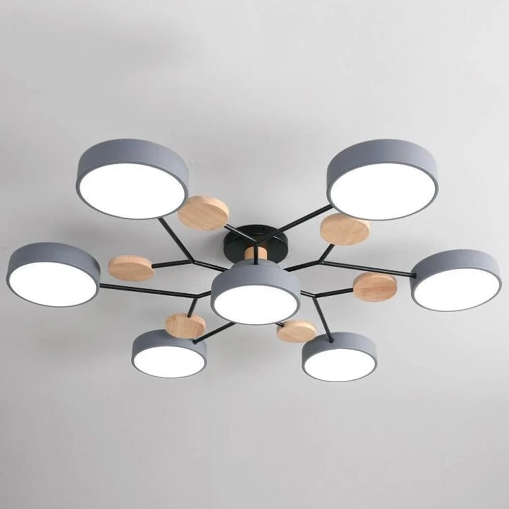 Celeste Semi Flush LED Ceiling Chandelier