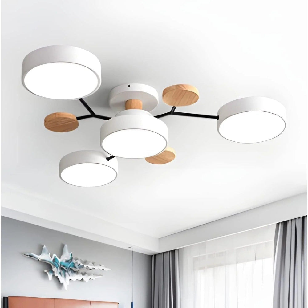 Celeste Semi Flush LED Ceiling Chandelier