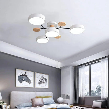 Celeste Semi Flush LED Ceiling Chandelier