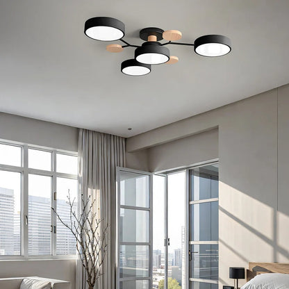 Celeste Semi Flush LED Ceiling Chandelier