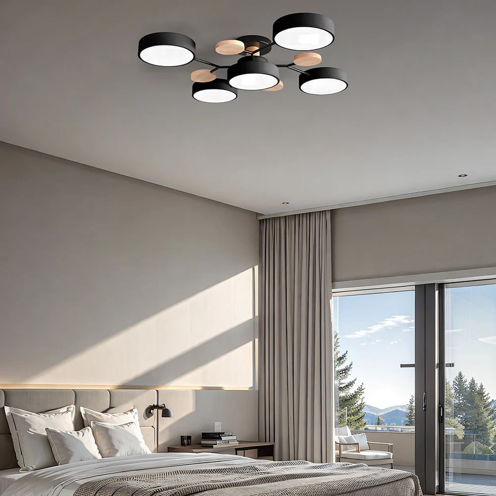 Celeste Semi Flush LED Ceiling Chandelier