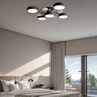 Celeste Semi Flush LED Ceiling Chandelier