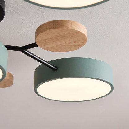 Close detail of the fixture material and finish