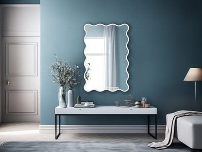 Squiggle Wavy Wall Mirror