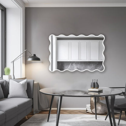 Squiggle Wavy Wall Mirror