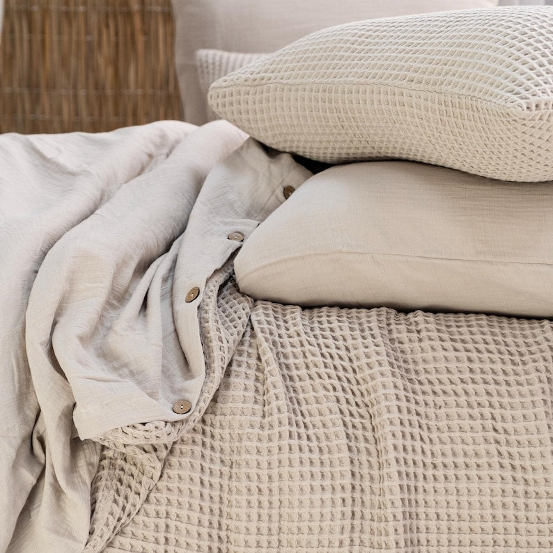 Waffle Turkish Cotton Duvet Cover