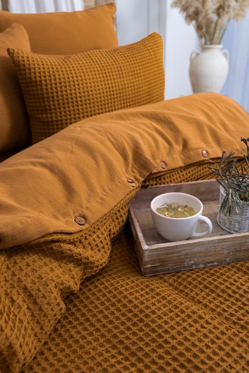 Waffle Turkish Cotton Duvet Cover