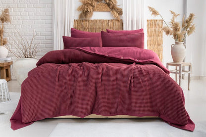 Waffle Turkish Cotton Duvet Cover