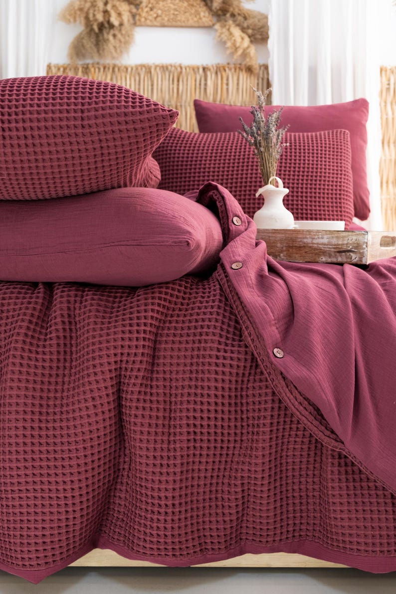Waffle Turkish Cotton Duvet Cover