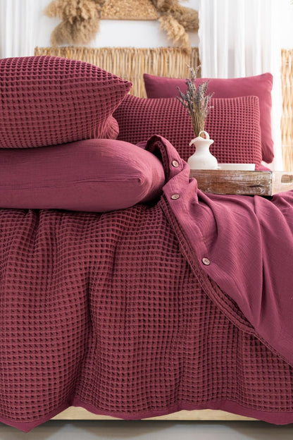 Waffle Turkish Cotton Duvet Cover