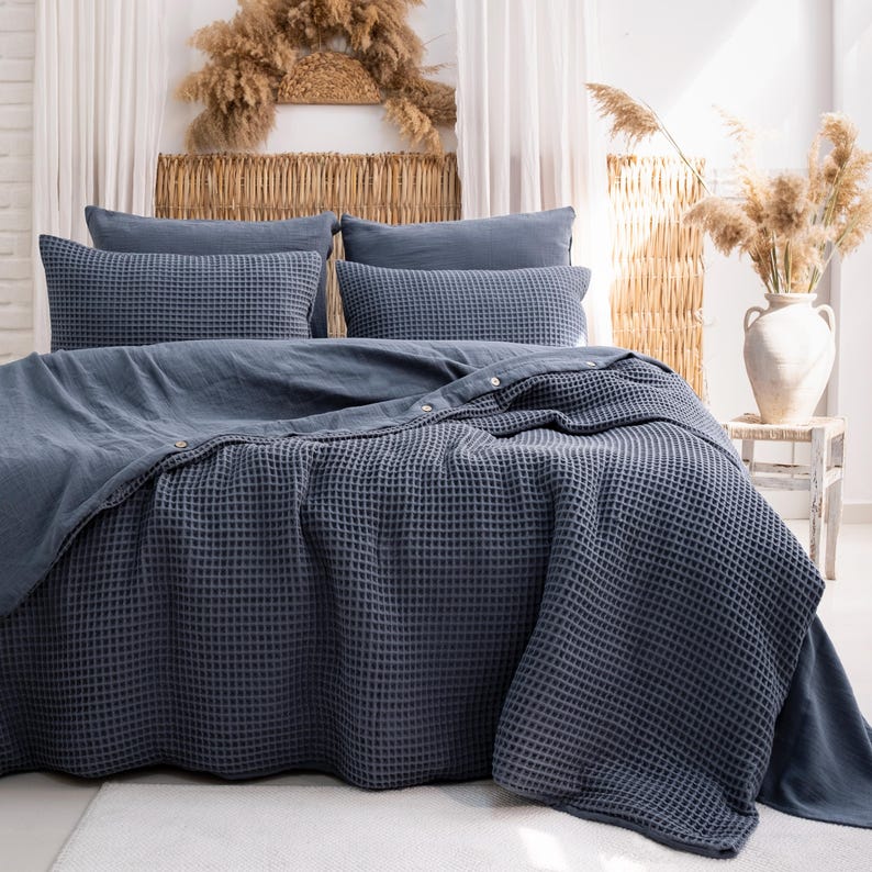 Waffle Turkish Cotton Duvet Cover