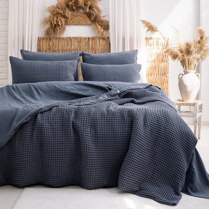 Waffle Turkish Cotton Duvet Cover