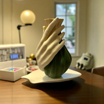 Tender Hold Sculpture Vase