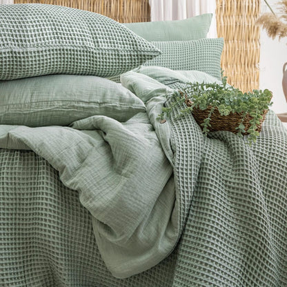 Waffle Turkish Cotton Duvet Cover