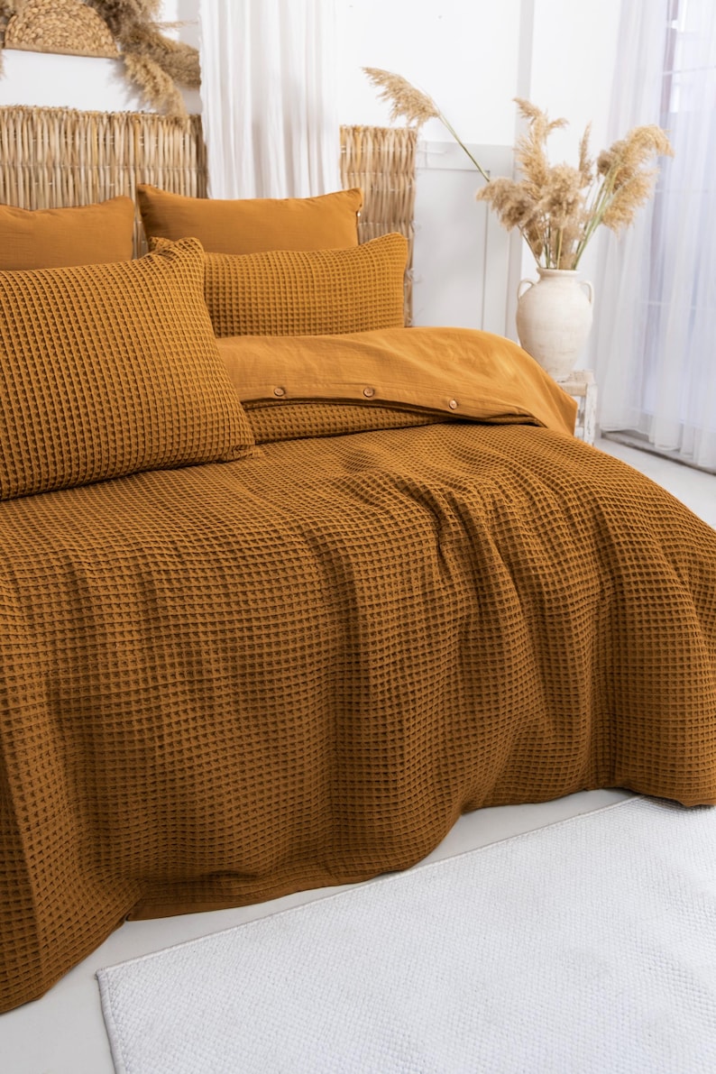 Waffle Turkish Cotton Duvet Cover