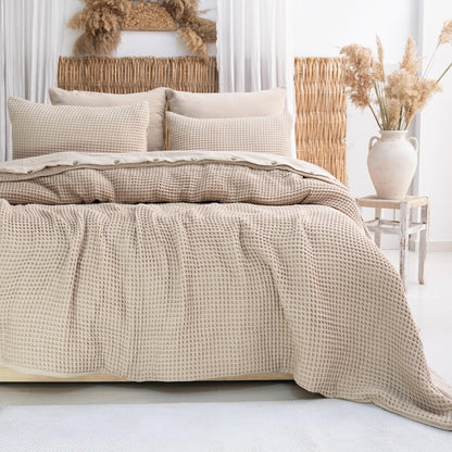 Waffle Turkish Cotton Duvet Cover
