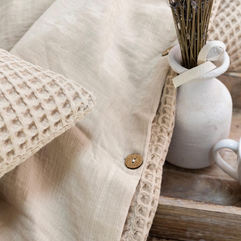 Waffle Turkish Cotton Duvet Cover