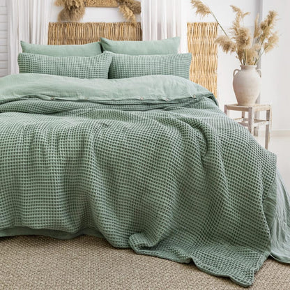 Waffle Turkish Cotton Duvet Cover