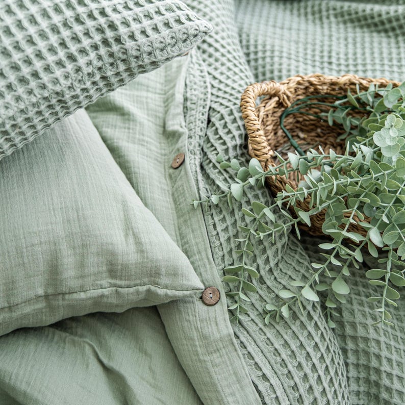 Waffle Turkish Cotton Duvet Cover