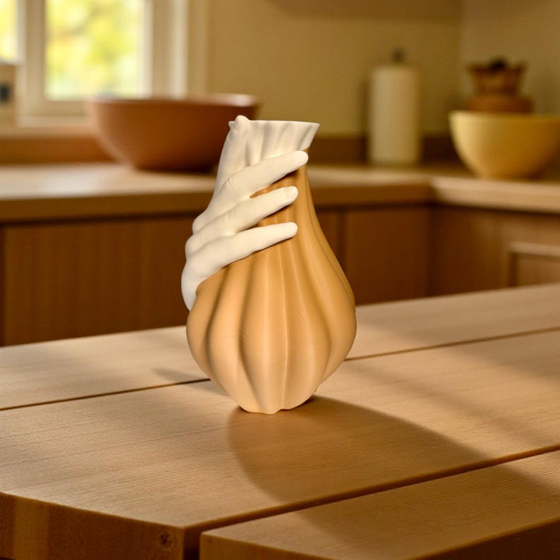 Tender Hold Sculpture Vase