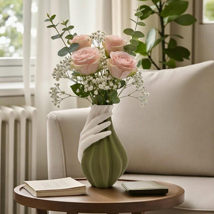 Tender Hold Sculpture Vase
