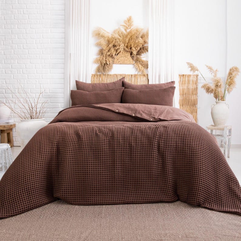 Waffle Turkish Cotton Duvet Cover