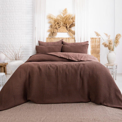Waffle Turkish Cotton Duvet Cover