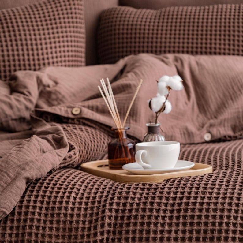 Waffle Turkish Cotton Duvet Cover